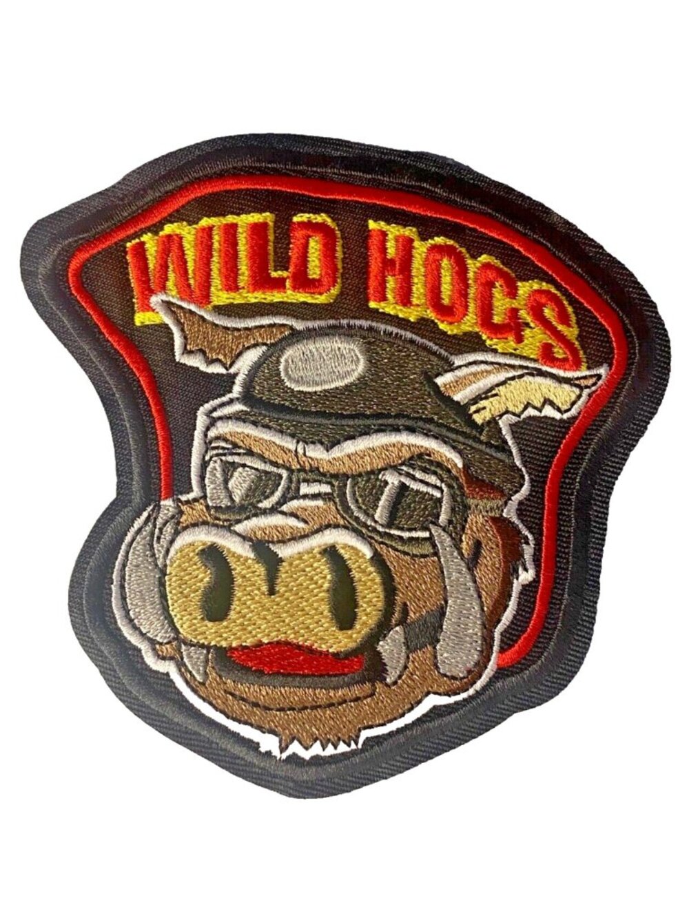 Wild Hogs Movie Pigs on Bike Motorcycle 4x4" Embroidered Iron-on Patch